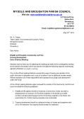 MYDDLE AND BROUGHTON letter to Shropshire Planning Dept. May 2013